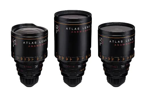 Atlas Lens Orion Series 2X Anamorphic set B 32/50/80 MM