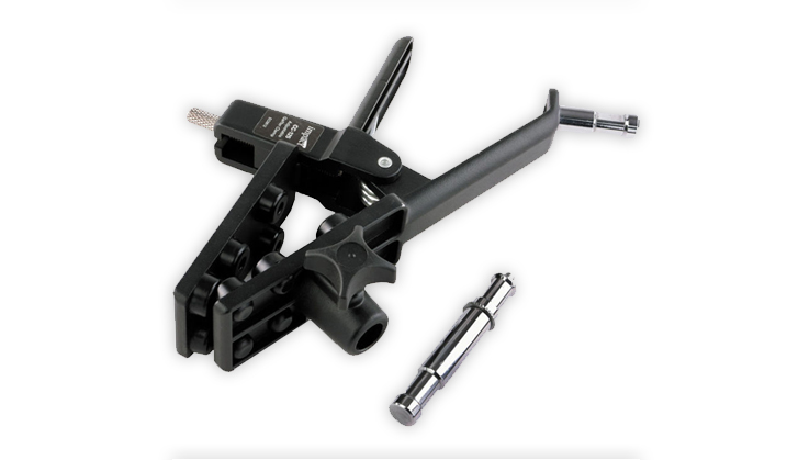 Avenger CC- 125 Impact Adjustable Gaffer Clamp with Two 5/8" / 16MM / Baby Pin AR Clamp