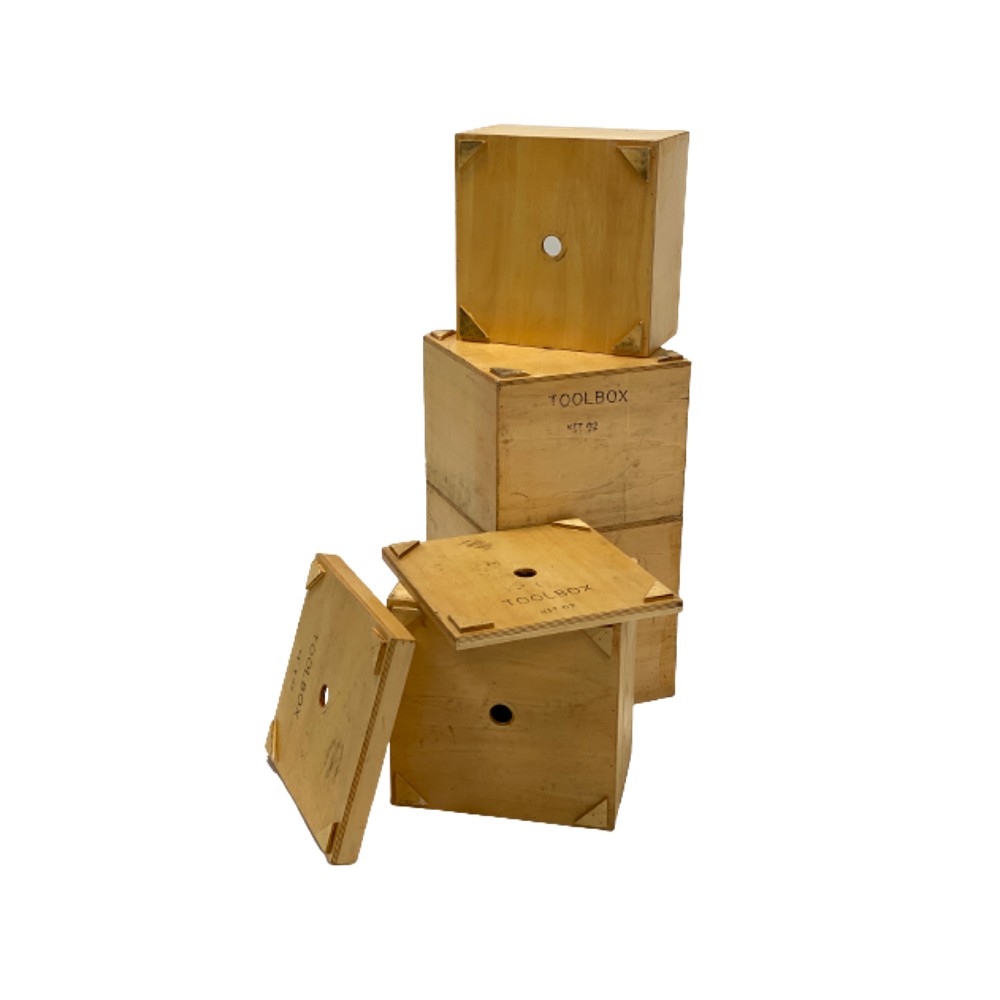 Wooden Cubes 45X45CM KIT