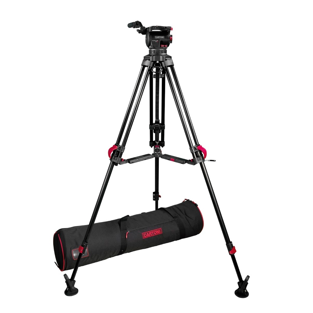 Cartoni Focus 10 Red Lock System MS - 2 Stage
