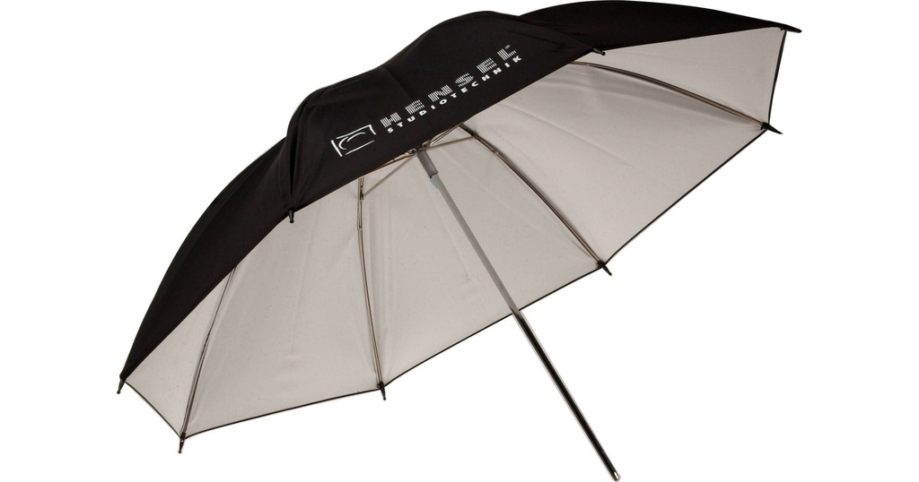 Hensel Economy Umbrella - White with Black Backing - 80cm
