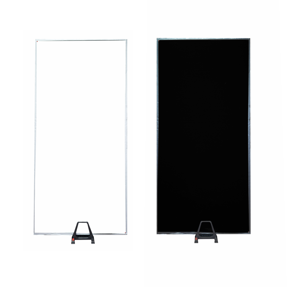 Foam Board Black / White 2x1m