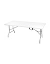 White Foldable Table 180x75cm