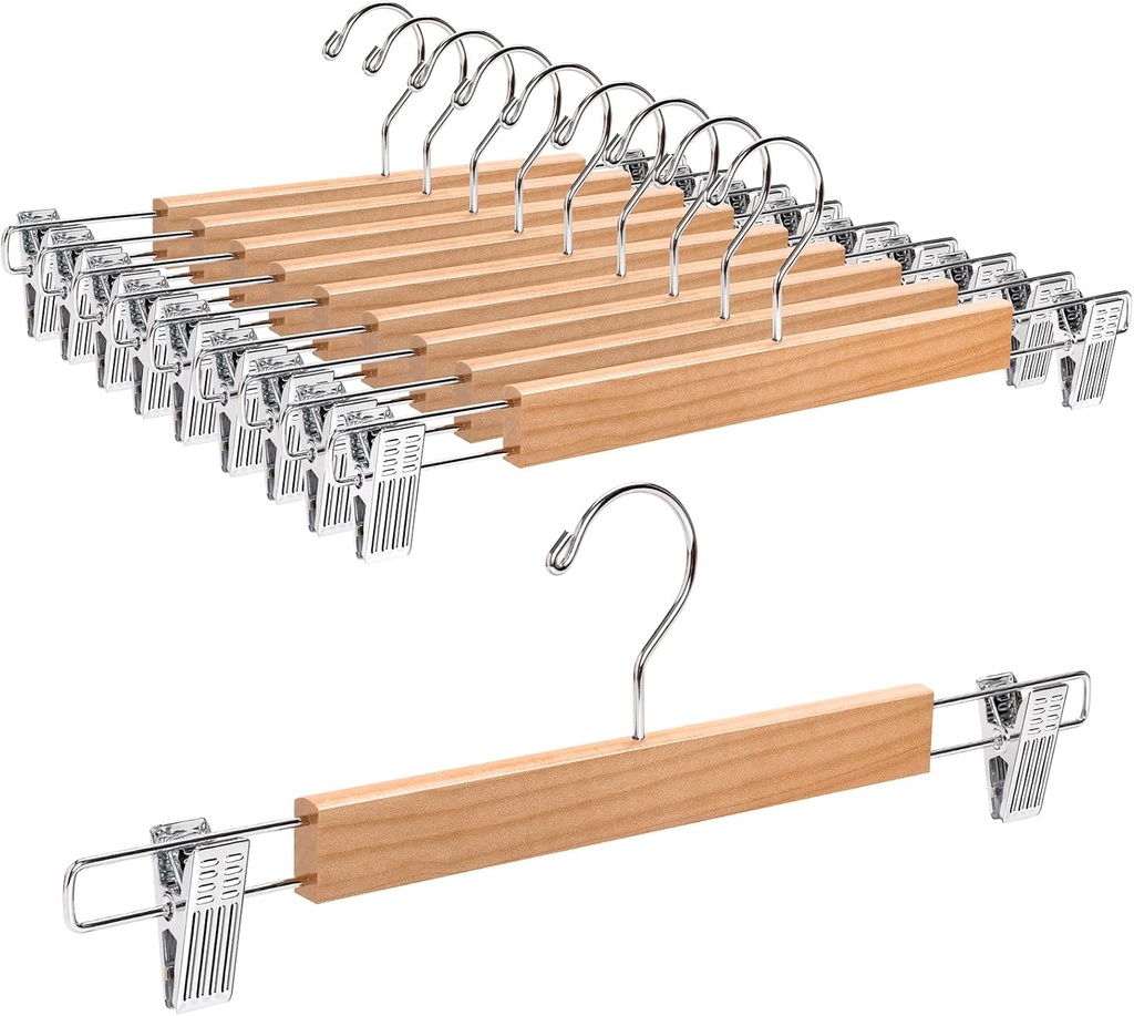 Clothes Hanger with hooks Pack of 10