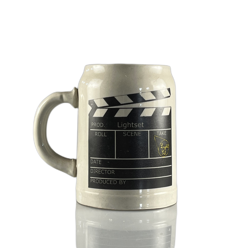 Caneca bege com claquete lightset - 491153