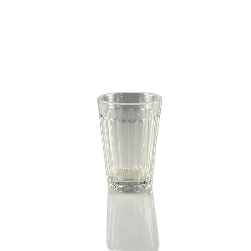 Copo transparente linhas verticais - 637599
