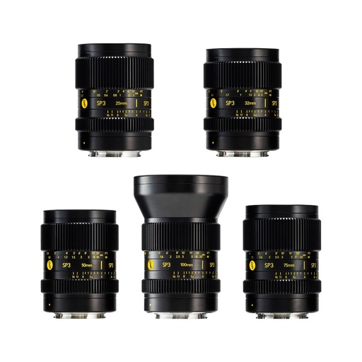 Cooke SP3 5-Lens set 25/32/50/75/100MM