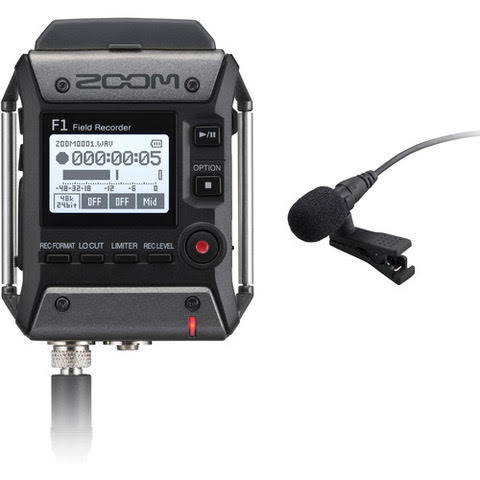 Zoom F1 and Lavalier Microphone
