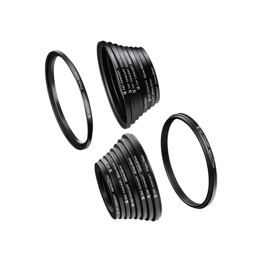 K&F Concept 18 Pieces Filter Step Up & Step Down Rings