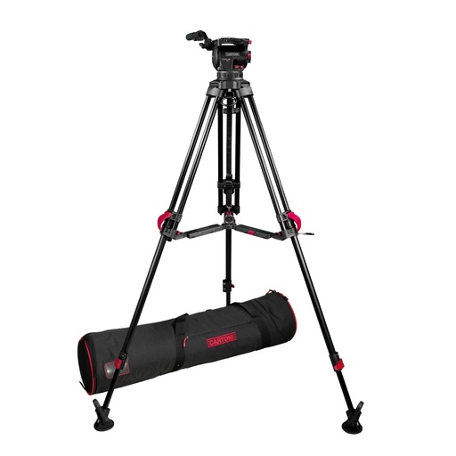 Cartoni Focus 10 Red Lock System MS - 2 Stage