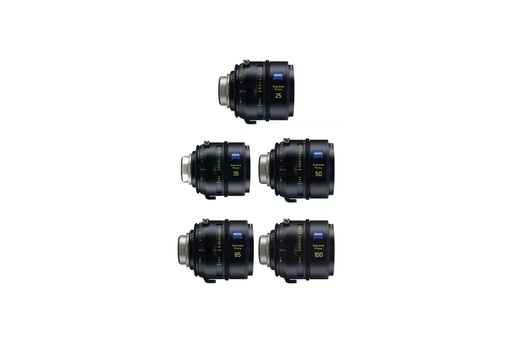 Zeiss Supreme Prime T1.5 KIT 5 Lenses (25, 35, 50, 85, 100mm)