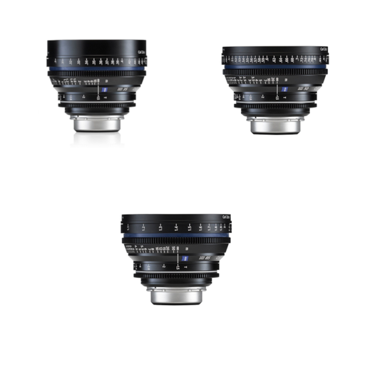 Zeiss Compact Prime CP.2 Super Speed KIT 3 Lenses (35, 50, 85mm)