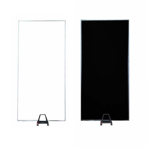 Foam Board Black / White 2x1m