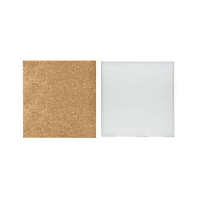 Foam Board Gold / White 1x1m