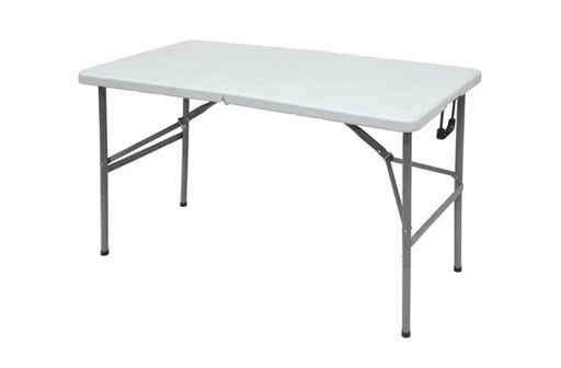 White Foldable Table 120x60cm
