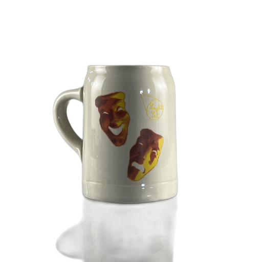 [586677] Caneca bege mascaras - 586677