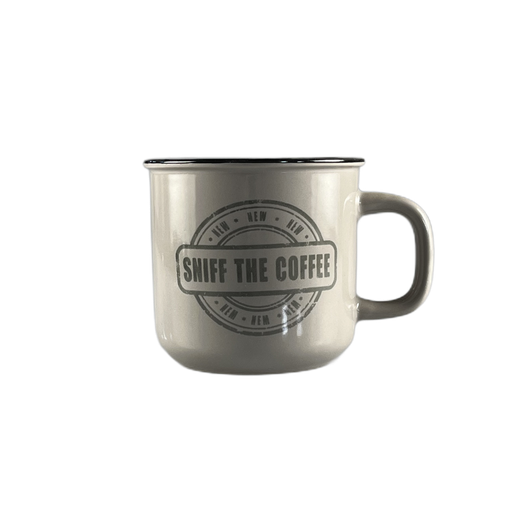 [631161] Caneca cinza sniff the coffee - 631161
