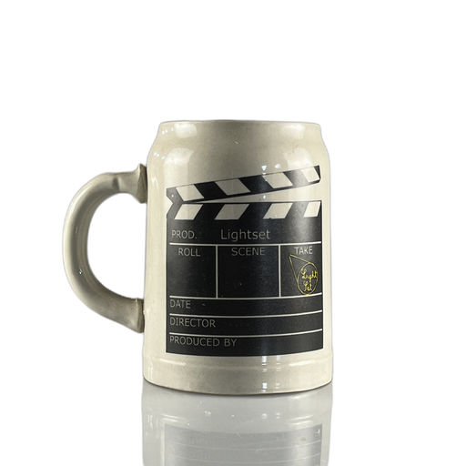 [491153] Caneca bege com claquete lightset - 491153